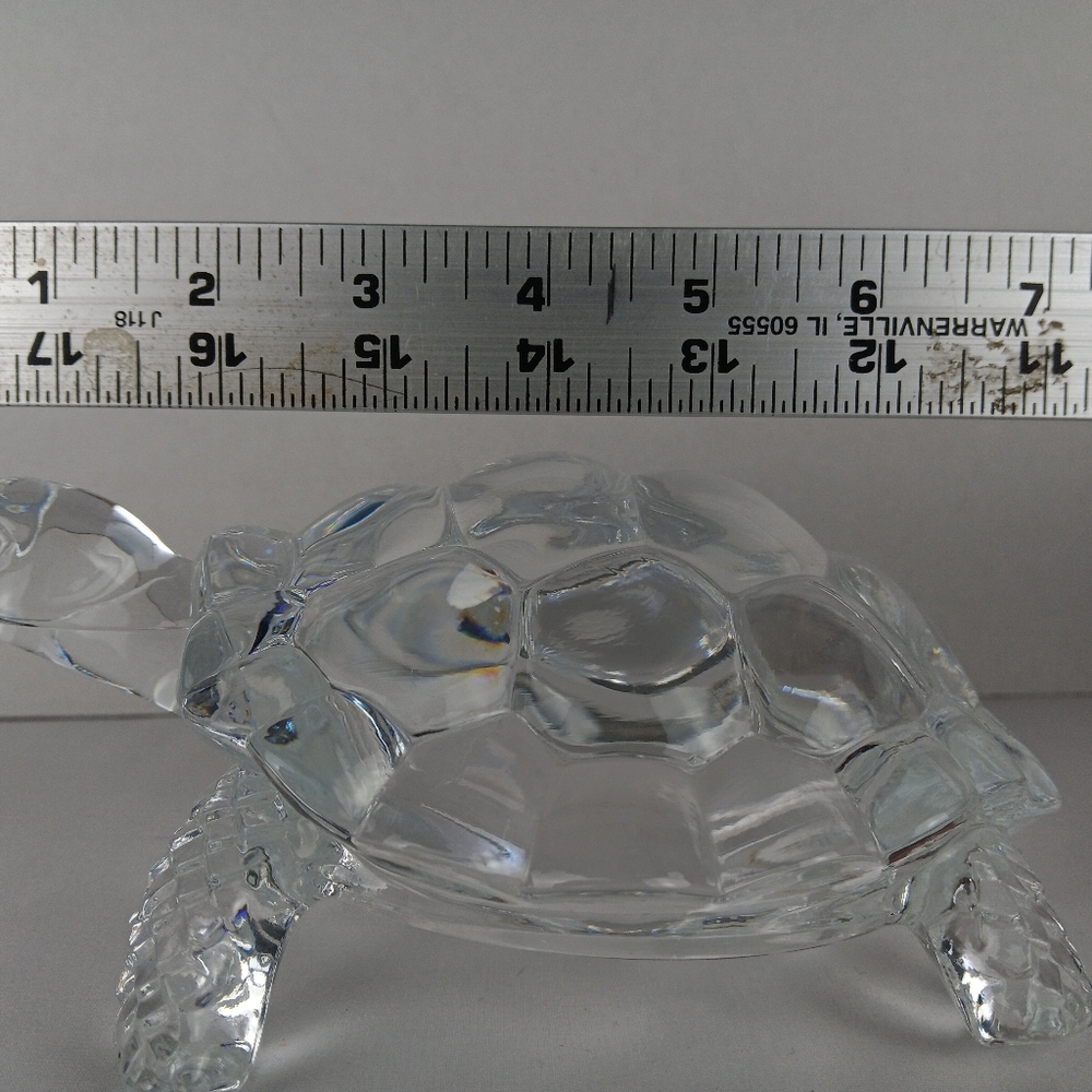 Crystal Turtle Pressed Glass - Picture 8 of 10